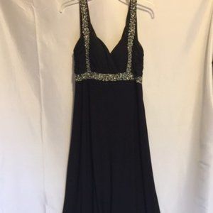 BLACK GOWN W/EMBELLISHMENT (HOLIDAY) - Worn Once - Sz 18W
